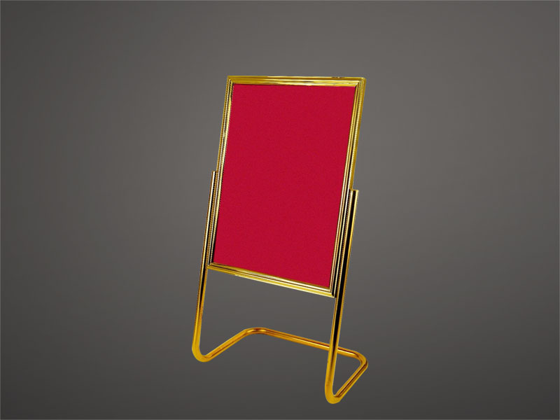 不銹鋼L型海報(bào)架